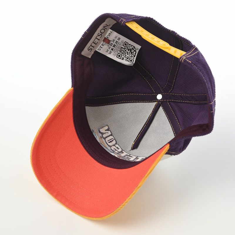 ステットソンのキャップ TRUCKER CAP PAWDER（トラッカーキャップ パウダー） ST269EU パープル