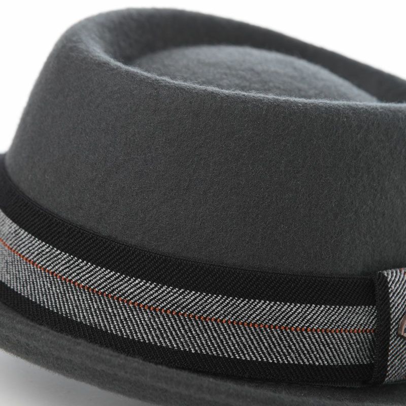 ゴットマンのフェルトハット Porkpie Wool Hat（ポークパイウールハット） G12253 ダークグレー