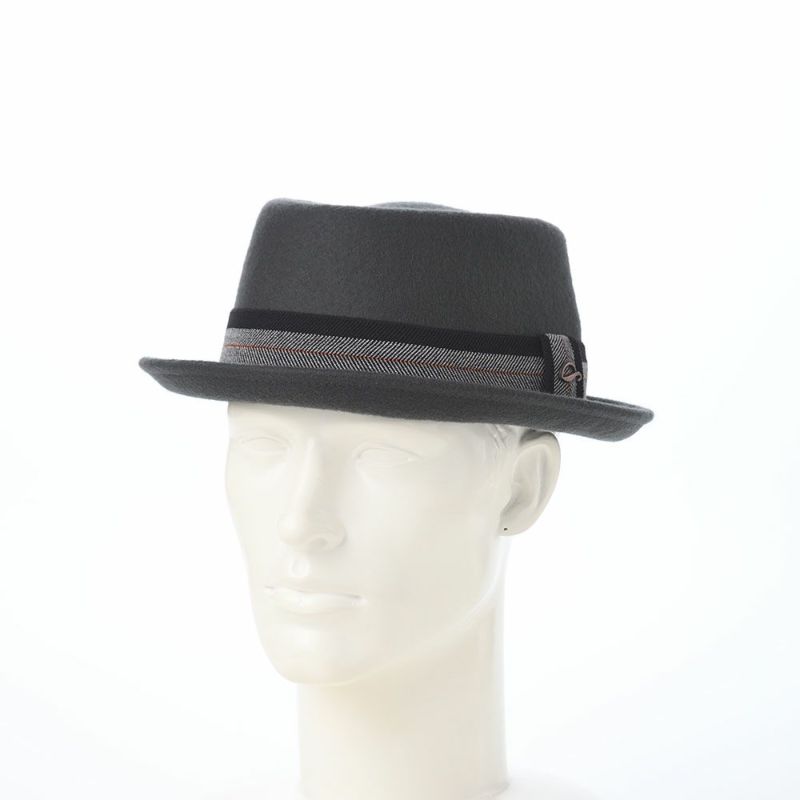 ゴットマンのフェルトハット Porkpie Wool Hat（ポークパイウールハット） G12253 ダークグレー