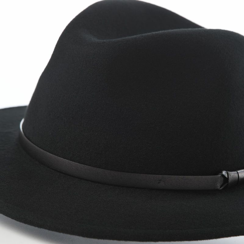 ソルバッティのフェルトハット Wool Felt Hat Traveller（ウールフェルトハット トラベラー）S001 ブラック