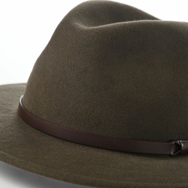 ソルバッティのフェルトハット Wool Felt Hat Traveller（ウールフェルトハット トラベラー）S001 カーキ