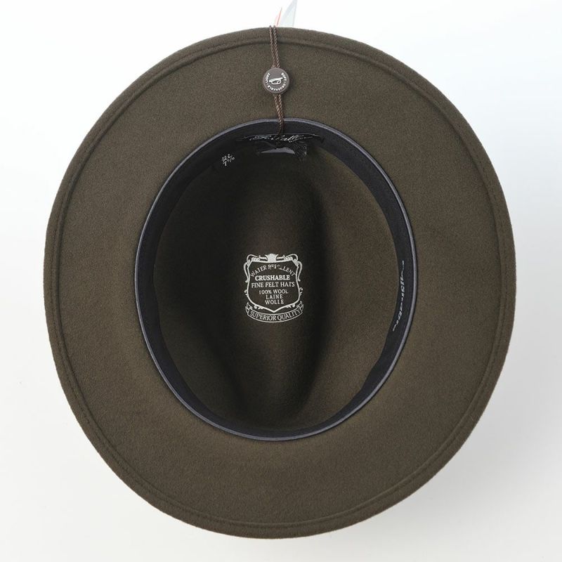 ソルバッティのフェルトハット Wool Felt Hat Traveller（ウールフェルトハット トラベラー）S001 カーキ