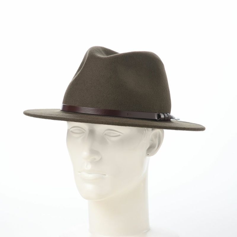 ソルバッティのフェルトハット Wool Felt Hat Traveller（ウールフェルトハット トラベラー）S001 カーキ