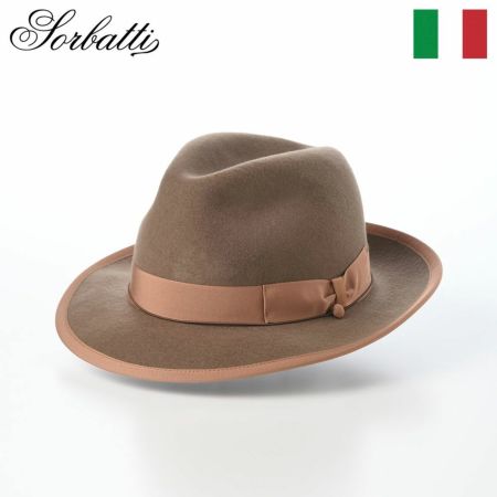 ソルバッティのフェルトハット Wool Felt Hat（ウールフェルトハット）S002 ベージュ