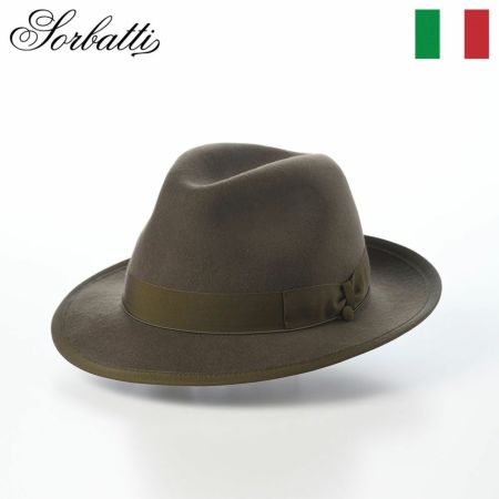 ソルバッティのフェルトハット Wool Felt Hat（ウールフェルトハット）S002 カーキ