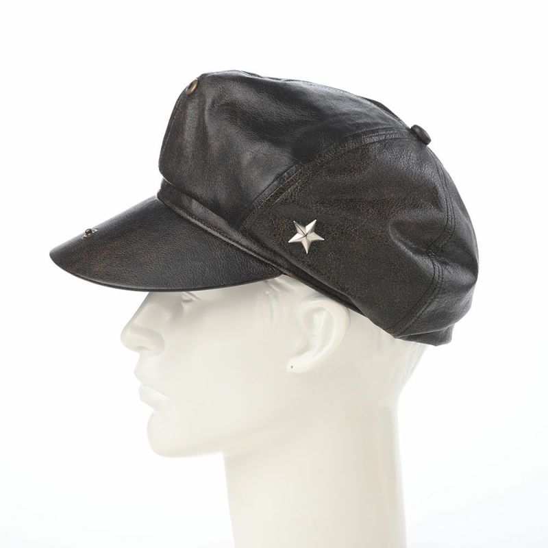 ショットのキャスケット ONE STAR VINTAGE LEATHER CASQUETTE（ワンスターヴィンテージレザーキャスケット） SC111 ブラウン