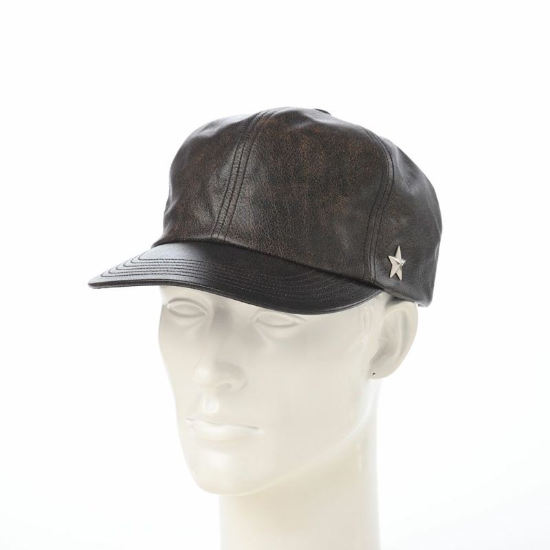 ショットのキャップ ONE STAR VINTAGE LEATHER CAP（ワンスターヴィンテージレザーキャップ） SC112 ブラウン