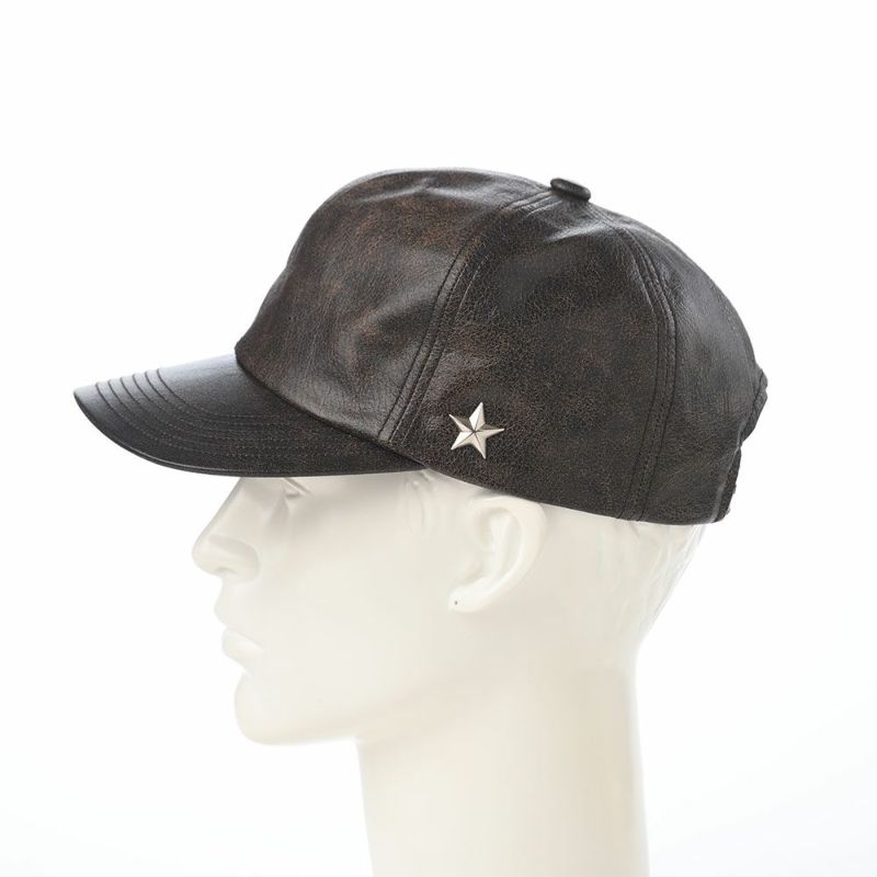 ショットのキャップ ONE STAR VINTAGE LEATHER CAP（ワンスターヴィンテージレザーキャップ） SC112 ブラウン