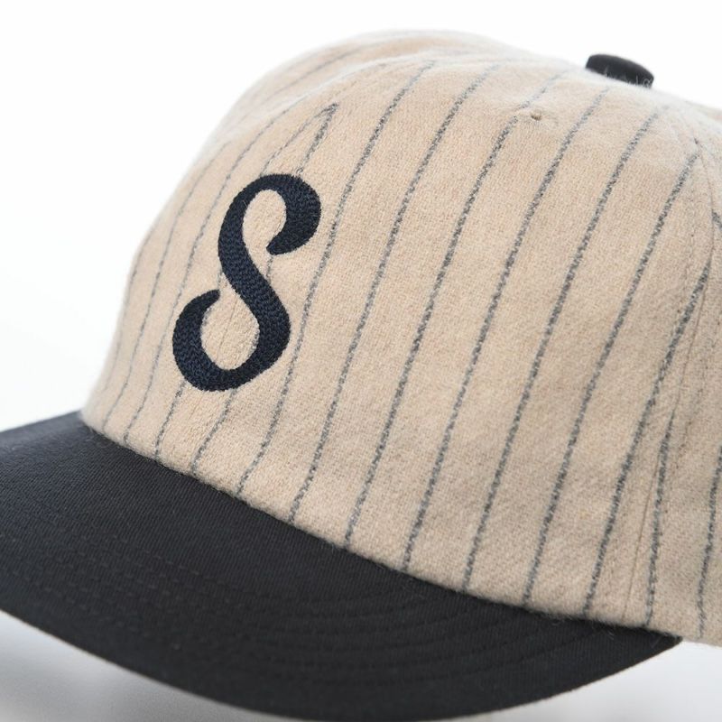 ショットのキャップ STRIPE 6P CAP（ストライプ6Pキャップ） SC113 ベージュ