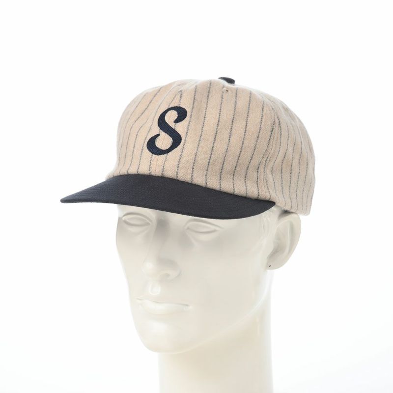 ショットのキャップ STRIPE 6P CAP（ストライプ6Pキャップ） SC113 ベージュ