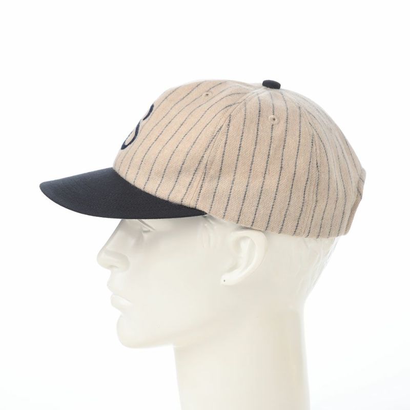 ショットのキャップ STRIPE 6P CAP（ストライプ6Pキャップ） SC113 ベージュ