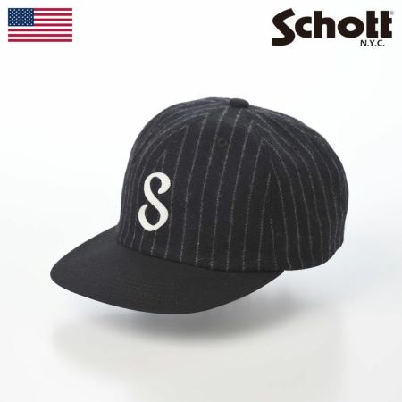 ショットのキャップ STRIPE 6P CAP（ストライプ6Pキャップ） SC113 ブラック