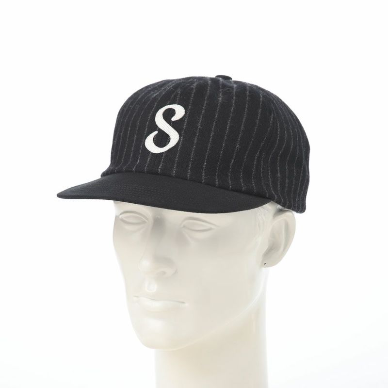 ショットのキャップ STRIPE 6P CAP（ストライプ6Pキャップ） SC113 ブラック