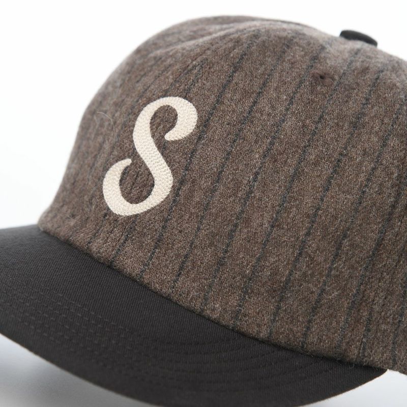 ショットのキャップ STRIPE 6P CAP（ストライプ6Pキャップ） SC113 ブラウン