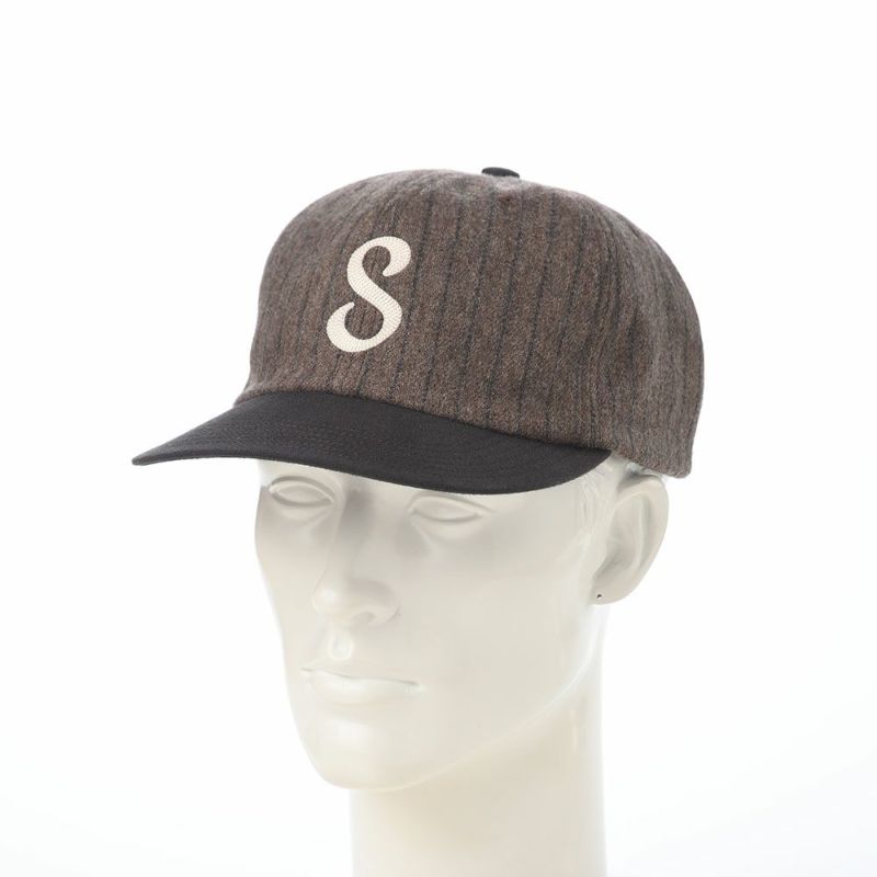 ショットのキャップ STRIPE 6P CAP（ストライプ6Pキャップ） SC113 ブラウン