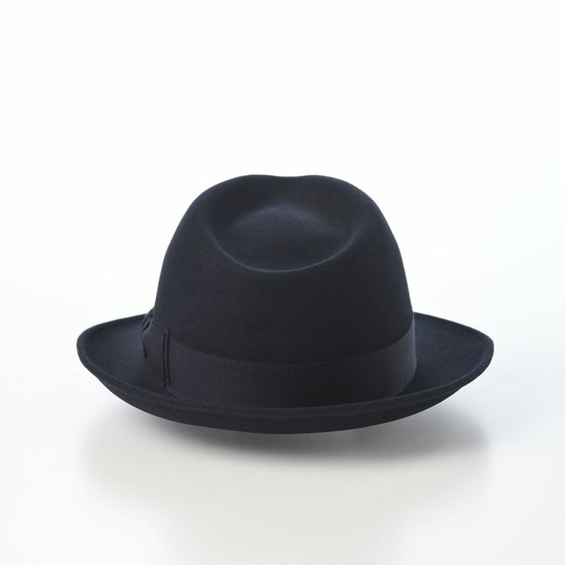 レッターのフェルトハット Fur Felt Fedora（ファーフェルト フェドラ） ネイビー