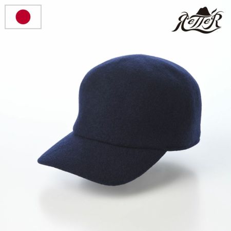 レッターのキャップ Basque Cap（バスクキャップ） ネイビー