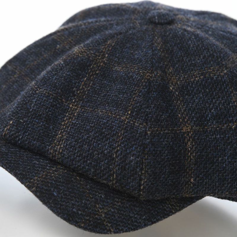 ヴィゲーンズのキャスケット Newsboy Classic Cap（ニュースボーイ クラシックキャップ）W101977 ネイビーチェック