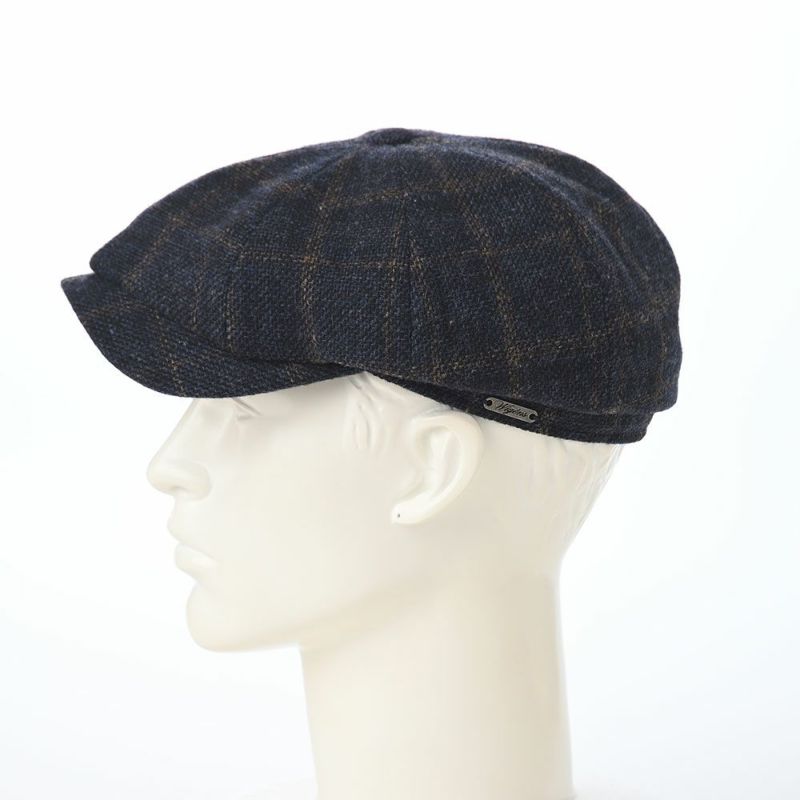 ヴィゲーンズのキャスケット Newsboy Classic Cap（ニュースボーイ クラシックキャップ）W101977 ネイビーチェック