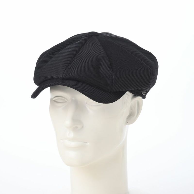 ヴィゲーンズのキャスケット Newsboy Retro Cap（ニュースボーイ レトロキャップ）W102145 ブラック