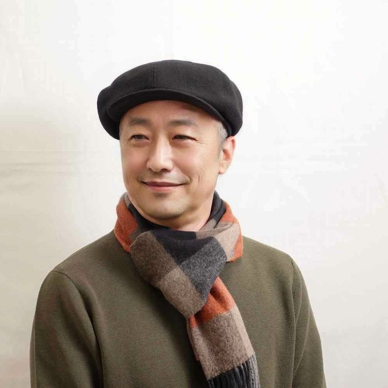 ノックスのキャスケット Wool CasHunting（ウール キャスハンチング） ブラック