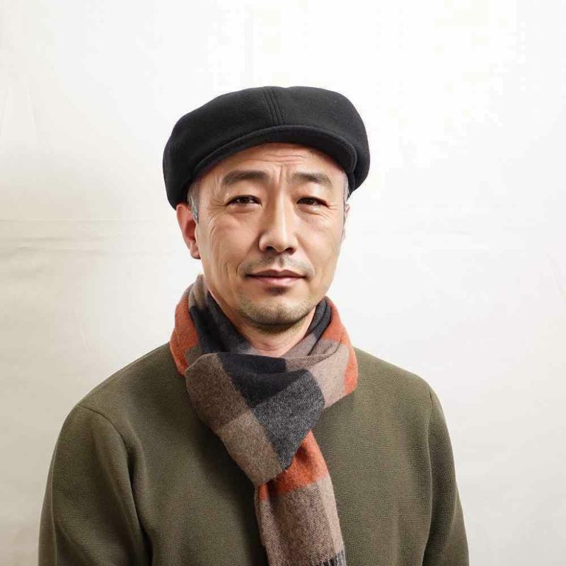 ノックスのキャスケット Cashmere CasHunting（カシミヤ キャスハンチング） ブラック