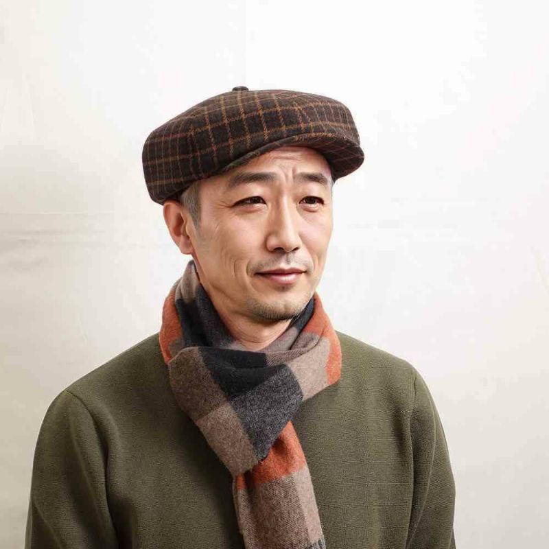 ノックスのキャスケット Cashmere CasHunting（カシミヤ キャスハンチング） ブラウン