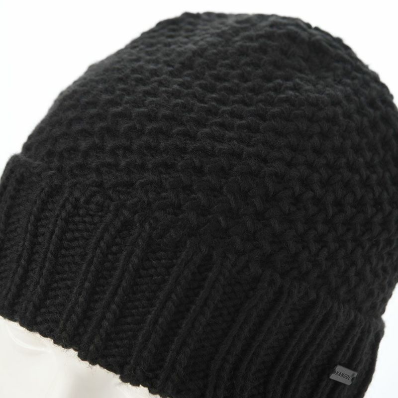 カンゴールのニット帽 CHUNKY BEANIE（チャンキー ビーニー） ブラック