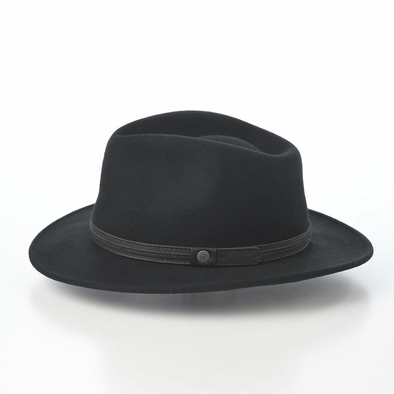 ブガッティのフェルトハット Wool Fedora（ウール フェドラ） 629000 ブラック