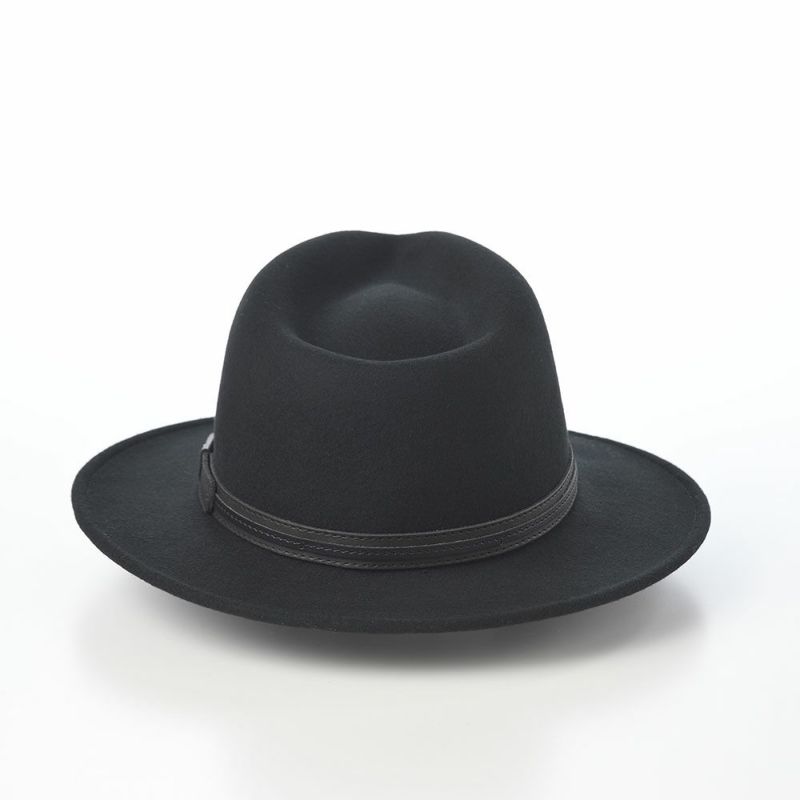 ブガッティのフェルトハット Wool Fedora（ウール フェドラ） 629000 ブラック