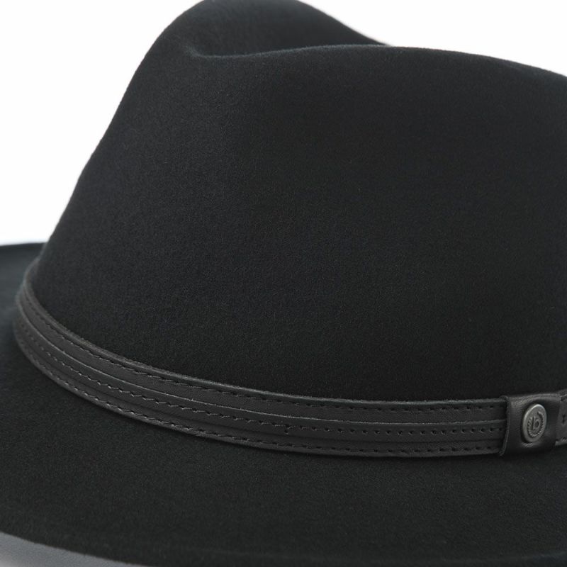 ブガッティのフェルトハット Wool Fedora（ウール フェドラ） 629000 ブラック