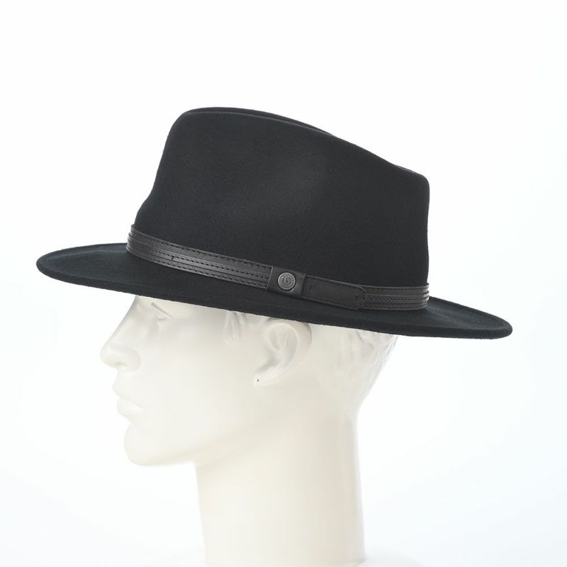 ブガッティのフェルトハット Wool Fedora（ウール フェドラ） 629000 ブラック