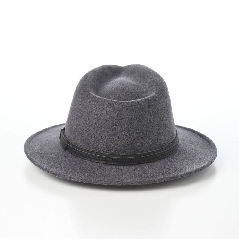 ブガッティのフェルトハット Wool Fedora（ウール フェドラ） 629000 グレー