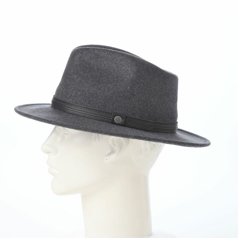 ブガッティのフェルトハット Wool Fedora（ウール フェドラ） 629000 グレー