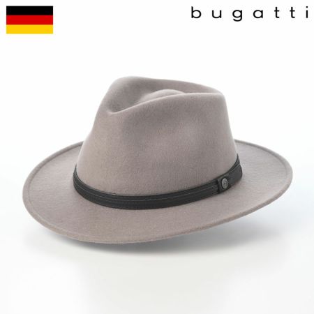 ブガッティのフェルトハット Wool Fedora（ウール フェドラ） 629000 トープ