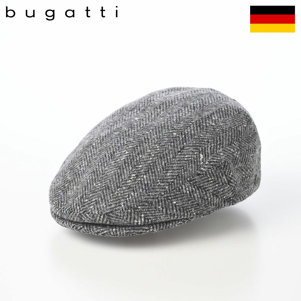 ブガッティのハンチング Baker Cap（ベイカーキャップ） 629105 ライトグレー