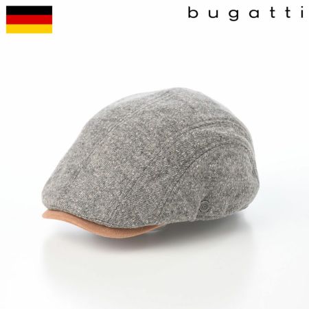 ブガッティのハンチング Knitted Flat Cap（ニットフラットキャップ） 629119 ライトグレー