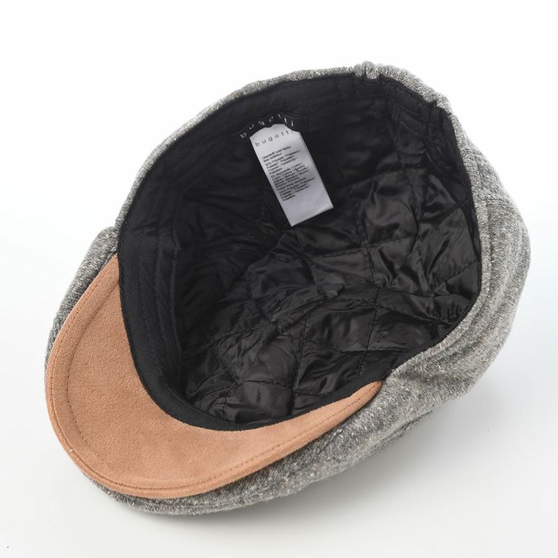 ブガッティのハンチング Knitted Flat Cap（ニットフラットキャップ） 629119 ライトグレー