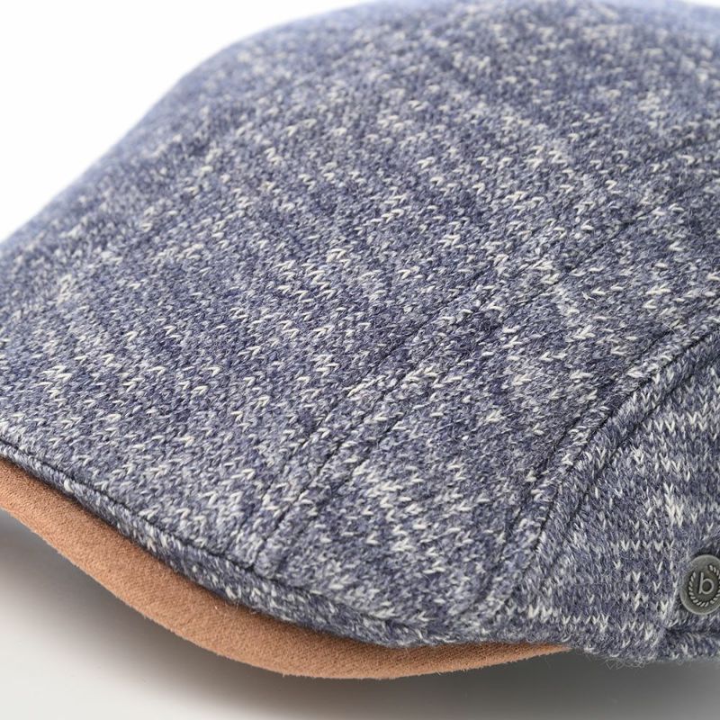 ブガッティのハンチング Knitted Flat Cap（ニットフラットキャップ） 629119 ネイビー