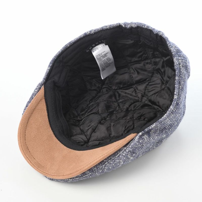 ブガッティのハンチング Knitted Flat Cap（ニットフラットキャップ） 629119 ネイビー