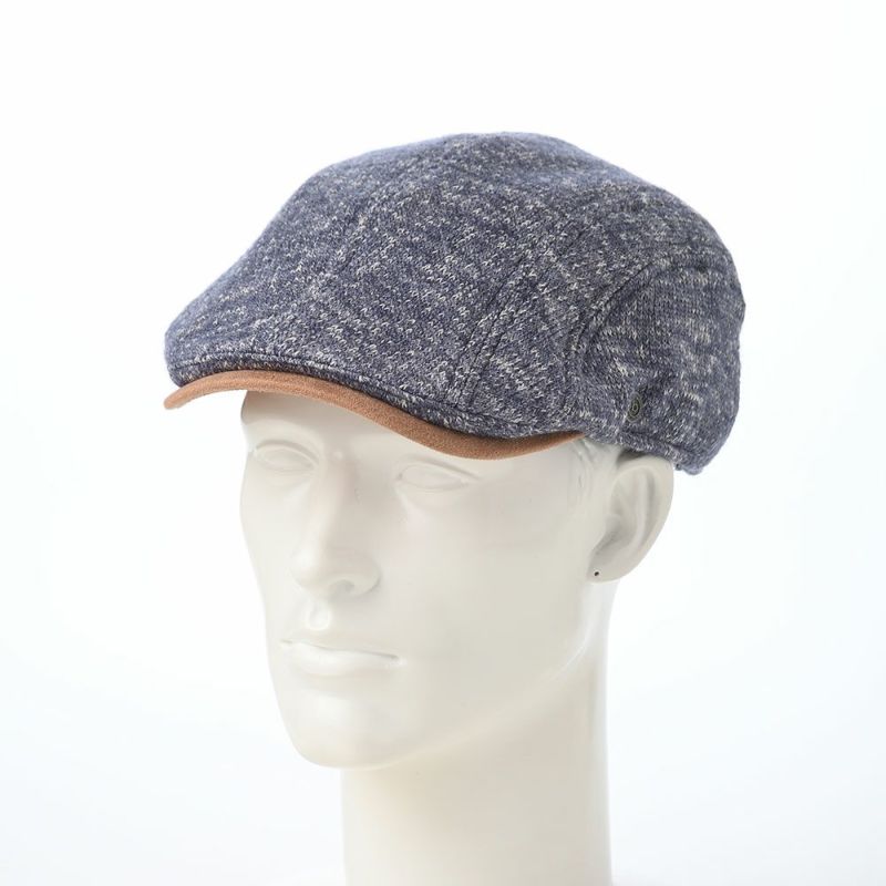 ブガッティのハンチング Knitted Flat Cap（ニットフラットキャップ） 629119 ネイビー