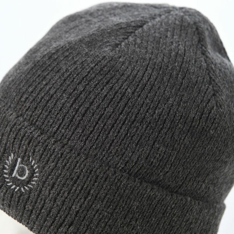 ブガッティのニット帽 Knitted Beanie（ニットビーニー） 629300 チャコール