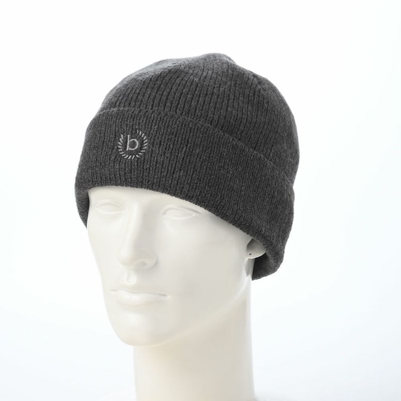 ブガッティのニット帽 Knitted Beanie（ニットビーニー） 629300 チャコール