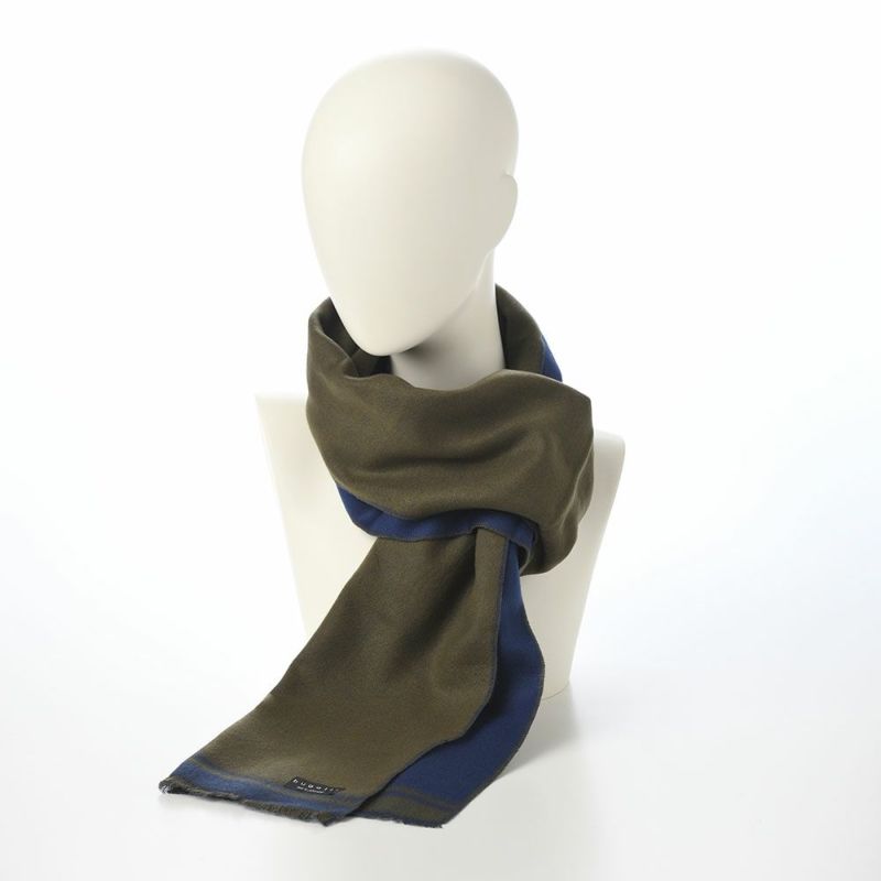 ブガッティのスカーフ・マフラー Cashmink Scarf（カシミンクスカーフ） 630304 ダークオリーブ