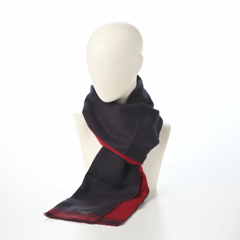 ブガッティのスカーフ・マフラー Cashmink Scarf（カシミンクスカーフ） 630304 ネイビー