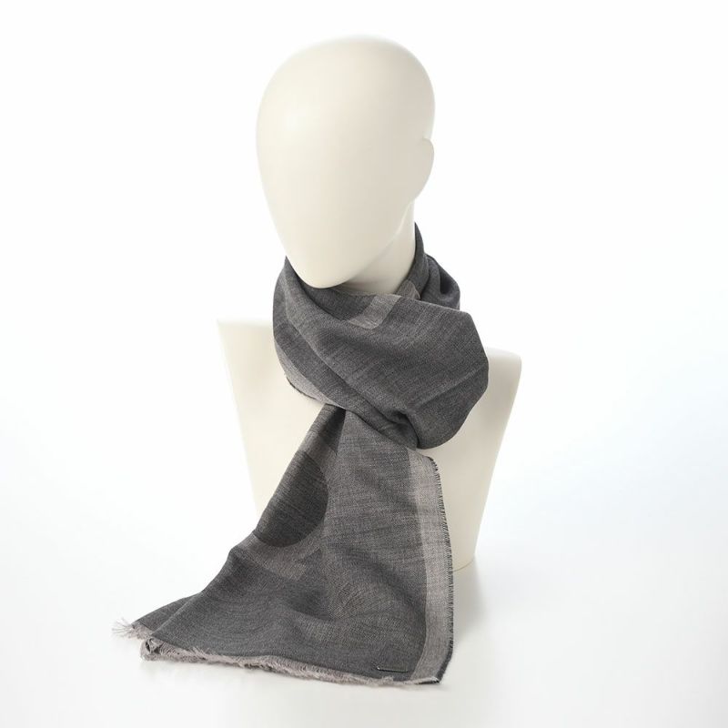 ブガッティのスカーフ・マフラー Viscose Wool Scarf（ビスコースウールスカーフ） 630306 チャコール