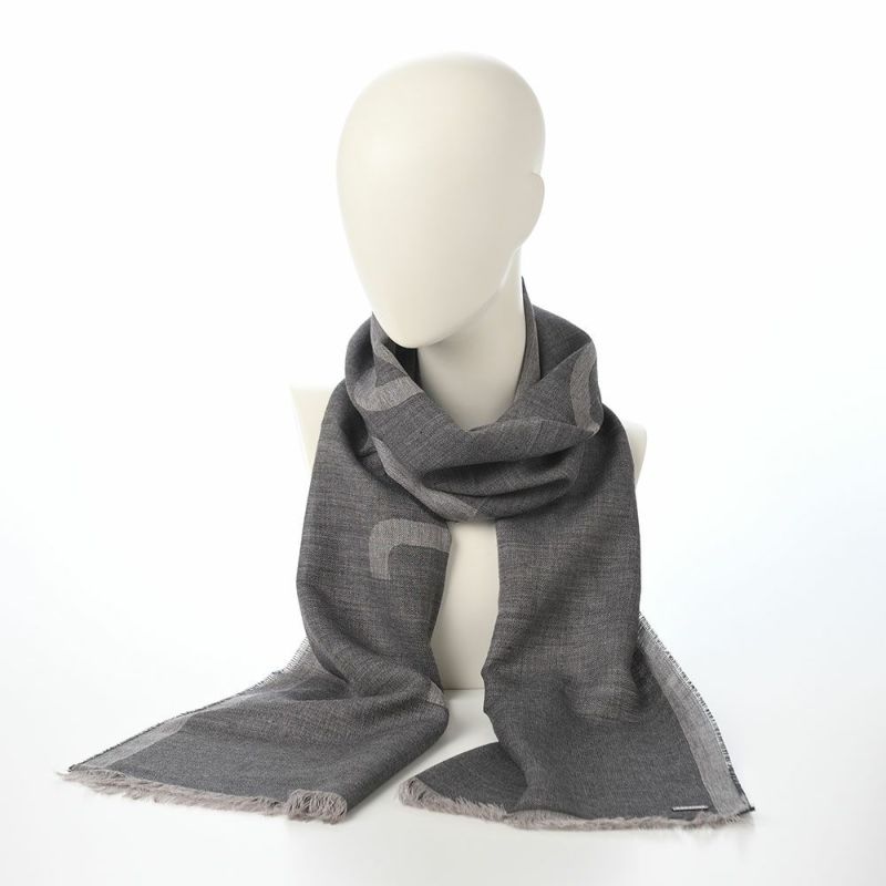 ブガッティのスカーフ・マフラー Viscose Wool Scarf（ビスコースウールスカーフ） 630306 チャコール