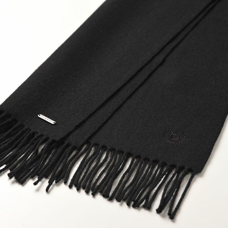 ブガッティのスカーフ・マフラー Woven Scarf（ウーブンスカーフ） 630309 ブラック