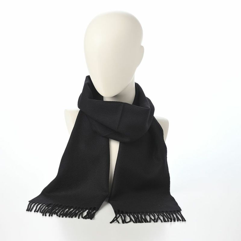 ブガッティのスカーフ・マフラー Woven Scarf（ウーブンスカーフ） 630309 ブラック