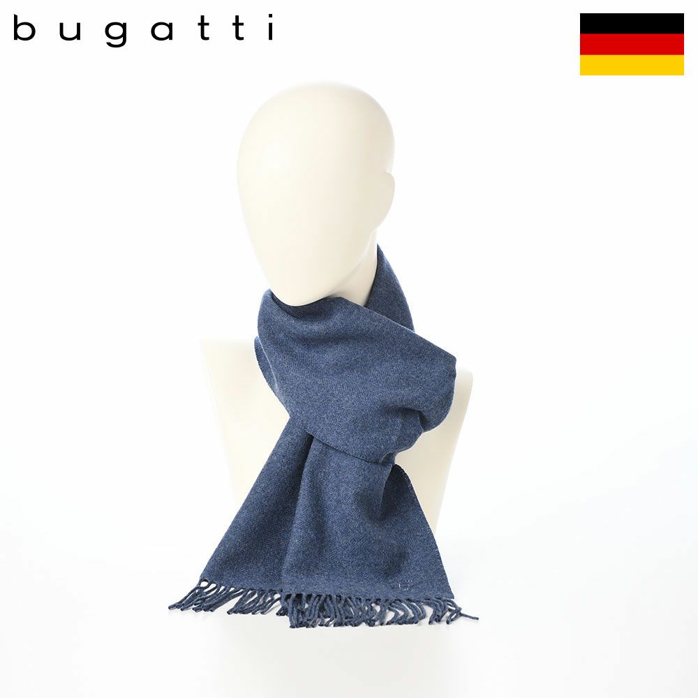 ブガッティのスカーフ・マフラー Woven Scarf（ウーブンスカーフ） 630309 デニム